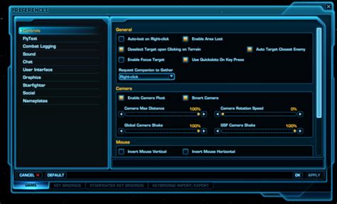 Image result for SWTOR Controls