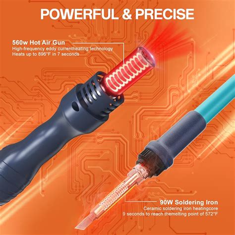 BAKON 882 2-In-1 Digital Soldering Hot Air Rework India | Ubuy