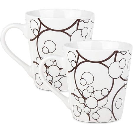 Buy Treo by Milton Marble Mug, 240 ml, Set of 6, Red Online at Low ...