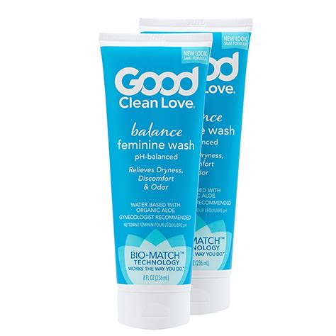 Good Clean Love: Balance Moisturizing Wash, pH-Balanced Vaginal Soap for Women with Natural ...