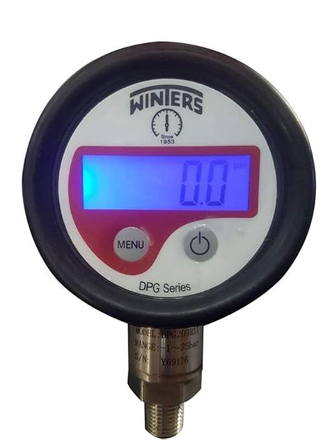 Ships with in 1-Day (Range: 0 to 400 bar) Digital Pressure Indicator ...