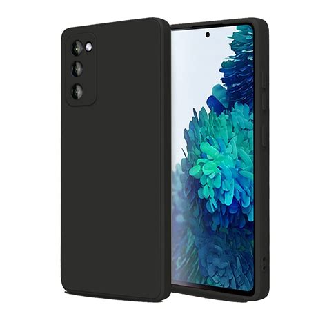LIRAMARK Silicone Soft Back Cover Case for Samsung Galaxy S20 FE (Black ...