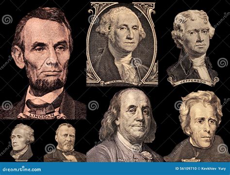 Portrait Presidents of the United States Stock Photo - Image of banner, governor: 56109710