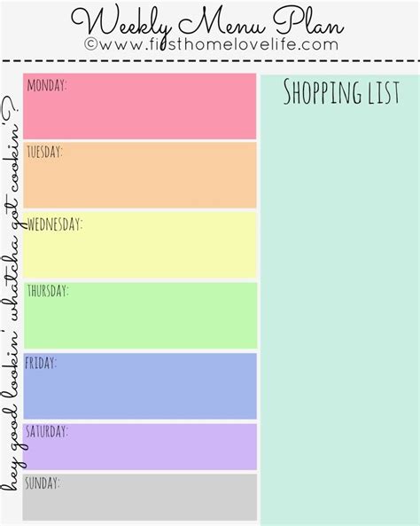 Weekly Menu Planning 的图像结果