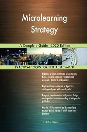 Buy Microlearning Strategy A Complete Guide - 2020 Edition Book Online ...