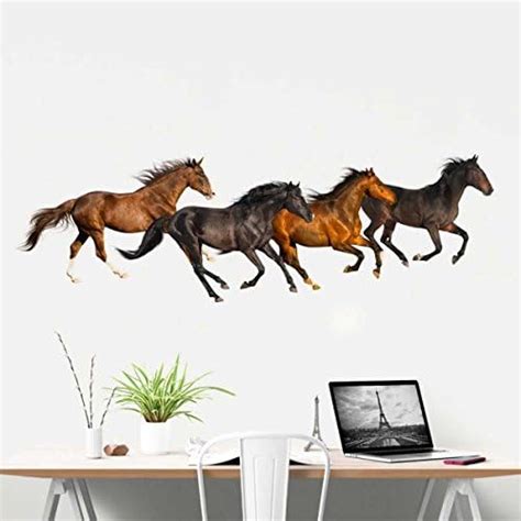 Rawpockets Decal ' The Horse Family' Multi-Color Large Size Wall ...