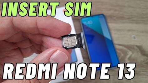 Image result for Insert Redmi Note 13 Sim Card