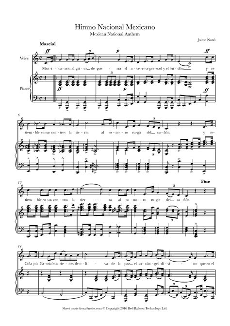 Jaime Nunó - Mexican National Anthem - Himno Nacional Mexicano ...
