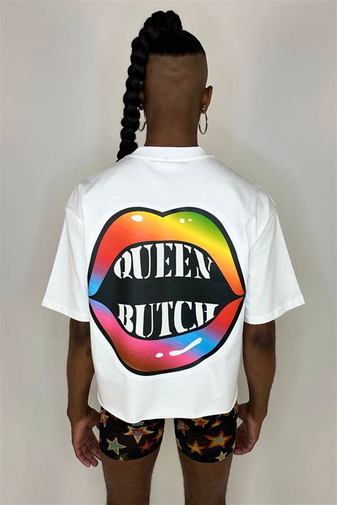 Queen Butch Oversized Tee (White) – ALFONS DOVANA