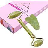 Zureni ZN-MG02 Natural Jade Double Sided Face Roller Facial Massager ...