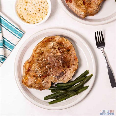 Pan-Fried Pork Chops | Little Bit Recipes