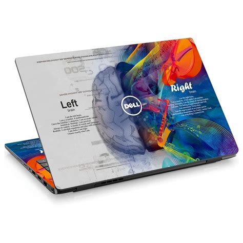 Shop Left Right Blue Brain Laptop Skin for Dell | Buy Online Now ...