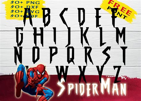 Free Spiderman Font Download The Coolest Spiderman Fonts For Free ...