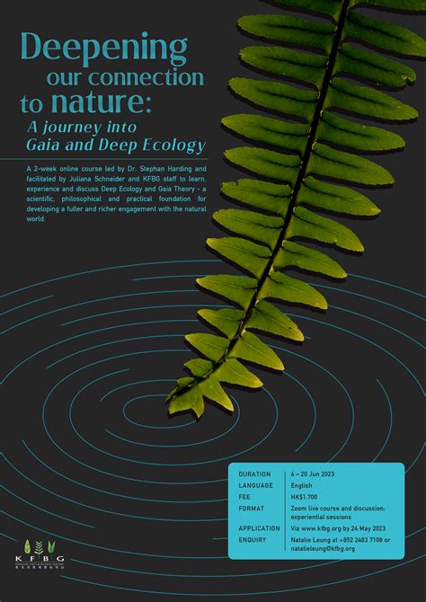 Deepening our connection to nature - A journey into Gaia and Deep Ecology::Kadoorie Farm and ...