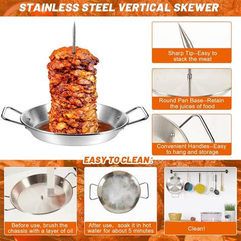 Tesscoforyou Tessco 3 Sets 10 Inch Vertical Skewer Al Pastor India | Ubuy