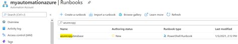 Azure Runbook Automation SQL Jobs 的图像结果
