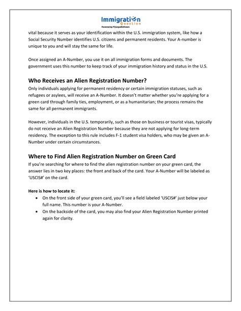 PPT - ImmigrationQuestion.com - How to Find Your Alien Registration ...