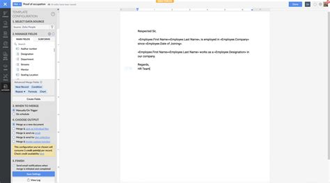 Image result for Sample Mail Merge Template
