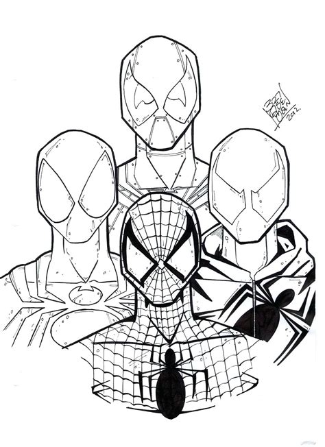 Free Printable Coloring Sheet Spiderman Coloring Pages