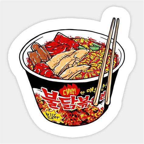 Samyang Korean Noodle Sticker – sticckiz.com