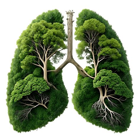 A Creative Nature Inspired Digital Artwork Depicting Green Lungs, Lungs, Nature Inspired, Earth ...