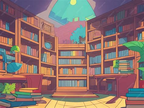 Image result for Library Book Animation