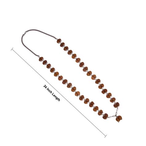 Gauri Shankar Rudraksha Mala | Kanta Mala | 33 Beads Rudraksha Mala