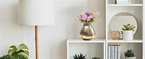 Buy Behoma Matki Shape Metal Flower Vase for Home Decor, Traditional ...