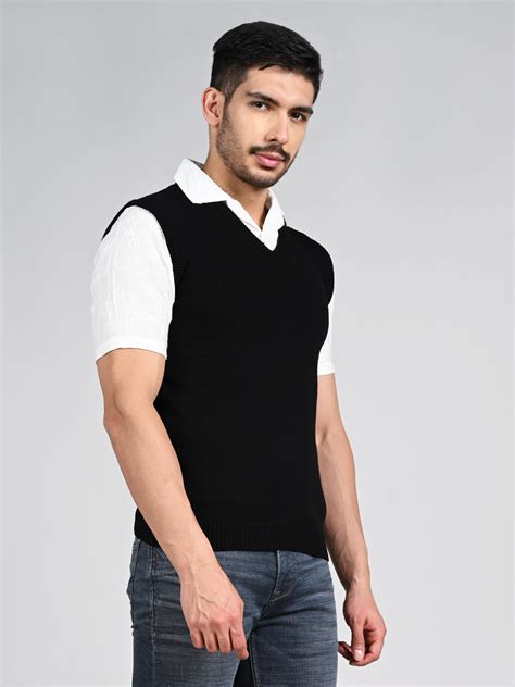 Killer Men V Neck Sleeveless Black Sweaters – Killer Jeans
