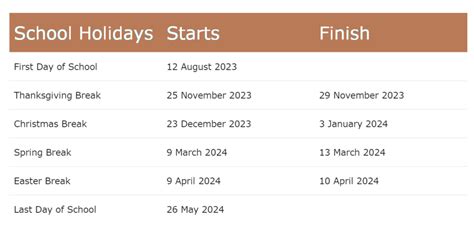 Kanawha County School Calendar 2023-2024 with PDF