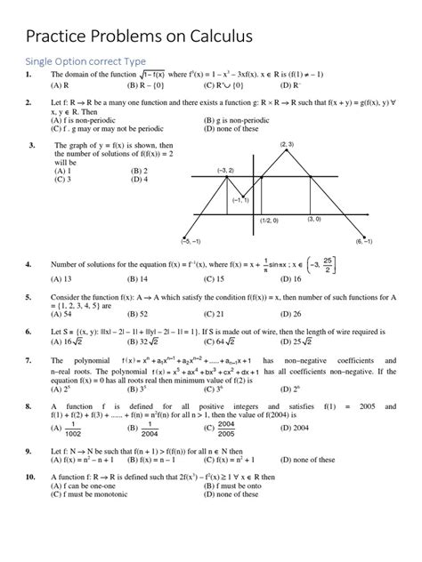Calculus Practice Test 的图像结果