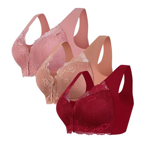 Wide Band Bras for Women, Comdrip Thin Laceless Ring Comfortable ...