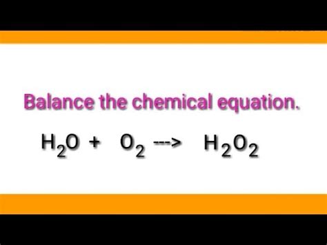 How to balance KO2+H2O=H2O2+O2+KOH|Chemical equation KO2+H2O=H2O2+O2+KOH| KO2+H2O=H2O2+O2+KOH