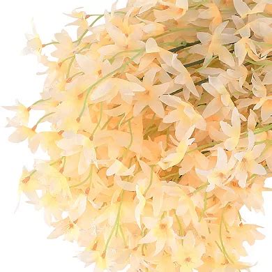 6pcs Artificial Flowers Orchids Silk Fake Flowers in Bulk with Stem ...