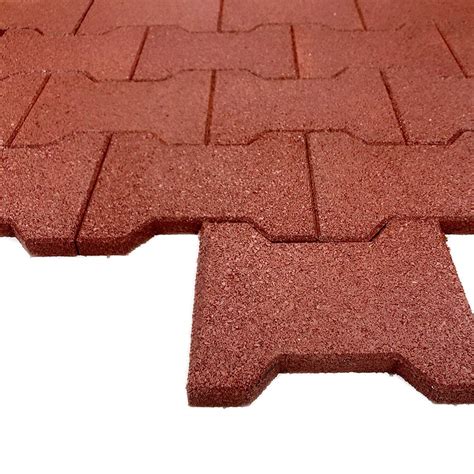 Buy RevTime Garden Rubber Paver 3/4 Inch Thick for Patio and Garden ...