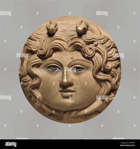 Bronze Finial with the head of Medusa Stock Photo - Alamy