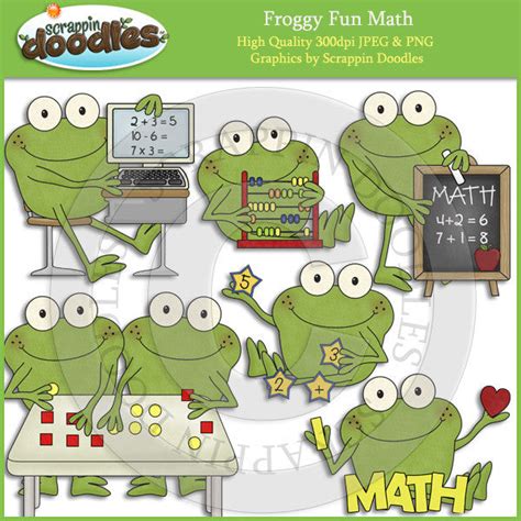 Froggy Fun Math – Scrappin Doodles