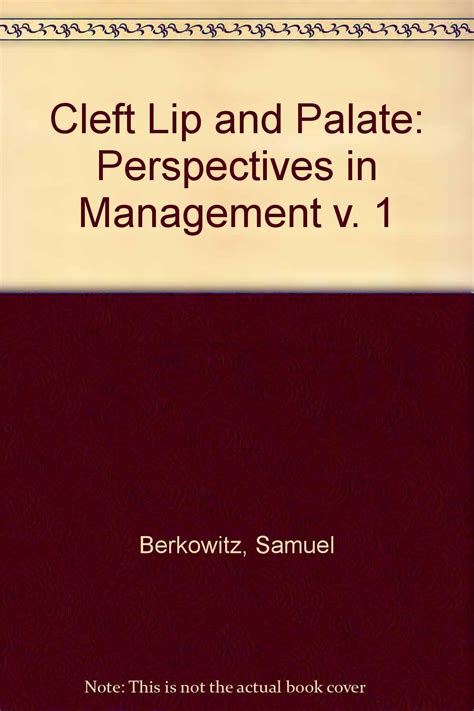 Buy Perspectives in Management (v. 1) (Cleft Lip and Palate) Book ...