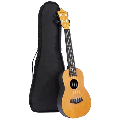 Amazon Basics Concert Size Ukulele Kit, Nylon Strings for warm, mellow ...