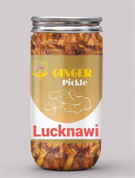 kababi Lucknawi Ginger Pickle Fresh Ginger/Adrak Ka Aachar(400G) Ginger ...