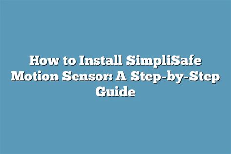 SimpliSafe Motion Sensor Problems 的图像结果