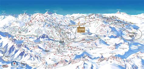 Lech-Warth-Zurs Ski Map - skiflicks.com