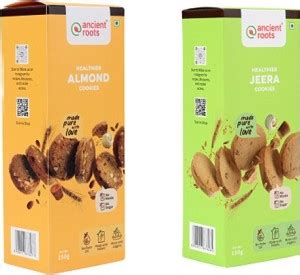 Ancient Roots Almond and Jeera Cookies Price in India - Buy Ancient ...