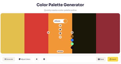 Create Your Custom Color Schemes: Color Palette Generator ⋅ T5 - Top ...