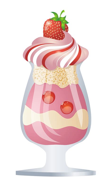 Ice cream sundae transparent clip art 1 - WikiClipArt
