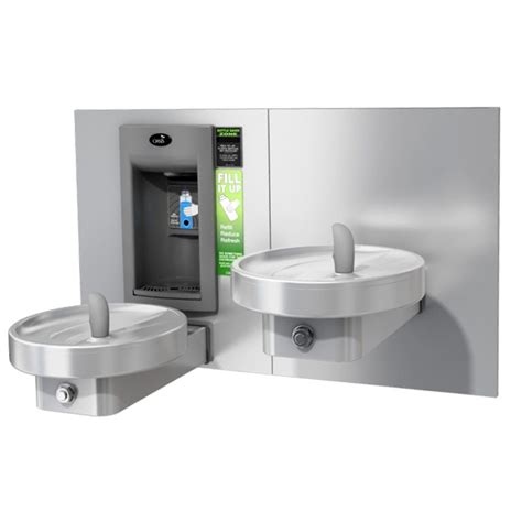 Oasis Drinking Fountain: Recessed, Aquapointe, with Bottle Filler ...