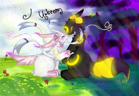Sylveon Umbreon | Pokemon eeveelutions, Pokemon backgrounds, Sylveon