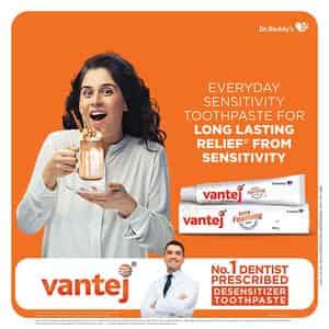 Buy VANTEJ EXTRA FOAMING WITH REFRESHING FLAVOUR TOOTHPASTE 100GM ...