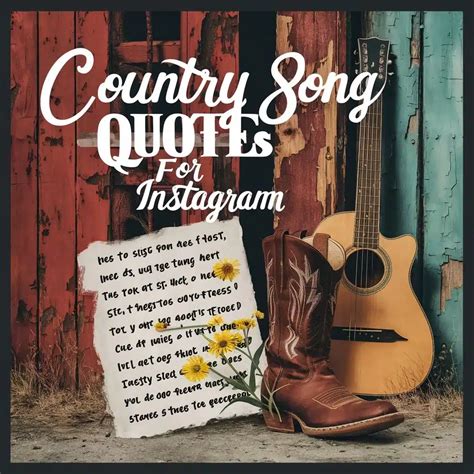 301+ Best Country Song Captions for Instagram - Captions Unleashed