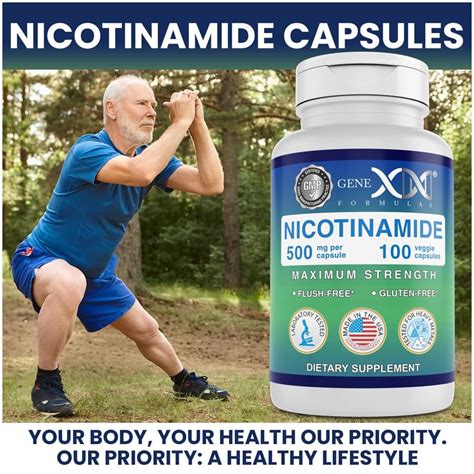 GenexFormulas Genex Formulas - Nicotinamide 500mg Vitamin B3 Flush ...